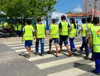 Escola Pública de Trânsito de Patos leva boas práticas com o Projeto Agente de Trânsito Mirim