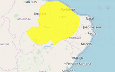 Meteorologia emite alerta de chuvas intensas para 81 cidades da Paraíba